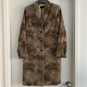 On trend animal print dress coat by Nili Lotan